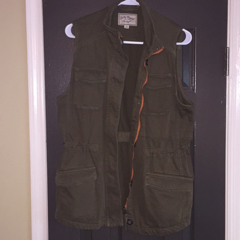 Green Army Vest